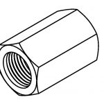 BrakeQuip BQ112 Female Tube Joiner – 1/2 x 20NF