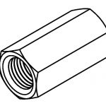 BrakeQuip BQ114 Female Tube Joiner – M10 x 1  DPS