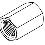 BrakeQuip BQ116 Female Tube Joiner – M12 x 1mm