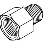 BrakeQuip BQ127 Thread Adaptor 7/16 x 24NS – 1/2 x 20NF