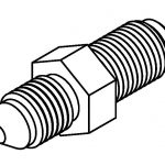 BrakeQuip BQ129 Adaptor M10 x 1.00 – No.3 JIC