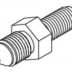 BrakeQuip BQ132 Adaptor 1/4 x 28NF – No. 3 JIC