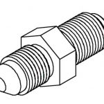 BrakeQuip BQ134 Adaptor 7/16 x 24NS – No. 4 JIC
