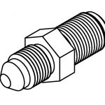 BrakeQuip BQ144 Adaptor M12 x 1.00 – No.4 JIC