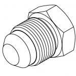 BrakeQuip BQ227 Braze On Fitting  10mm Tube