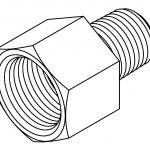 BrakeQuip BQ246 Thread Adaptor 1/8 x 27NPT – M12 x 1  DPS