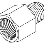 BrakeQuip BQ247 Thread Adaptor 3/8 x 24NF – 1/8 x 27NPT