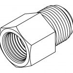 BrakeQuip BQ248 Thread Adaptor 1/2 x 20NF – 1/8 x 27NPT