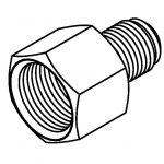 BrakeQuip BQ260 Thread Adaptor 3/8 x 24NF – 1/2 x 20NF