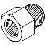 BrakeQuip BQ262 Thread Adaptor 9/16 x 18NF – 3/8 x 24NF  DPS