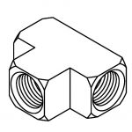 BrakeQuip BQ264 3 Way TubeTee – 3/8 x 24NF