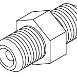 BrakeQuip BQ266 Universal Adaptor 3/8 x 24NF