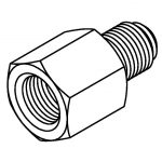 BrakeQuip BQ40 Thread Adaptor M10 x 1 – 10 x 1mm  DPS