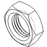BrakeQuip BQ79 Bulkhead Nut M10 x 1