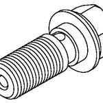 BrakeQuip BQ8086SS Banjo Bolt M10 x 1.5mm Stainless Steel