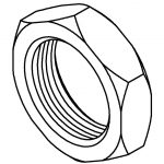 BrakeQuip BQ89 Bulkhead Nut 7/8 x 18NS