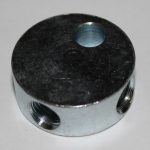 BrakeQuip BQ90A 3 Way Tube Tee – 3/8x24NF  DPS  – 5/16″ mount hole