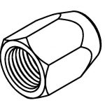 BrakeQuip BQ9175 Brake Line Fitting Female  M10 x 1mm 3/16