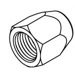 BrakeQuip BQ9177 Brake Line Fitting Female 1/2 x 20NF 5/16