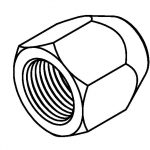 BrakeQuip BQ9179 Brake Line Fitting Female  M12 x 1mm 1/4