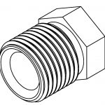 BrakeQuip BQ9181 Brake Line Fitting Male 5/8 x 18NF 3/8 Tube