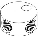 BrakeQuip BQ92A 3 Way Tube Tee – 7/16 x 24NS – 3/8